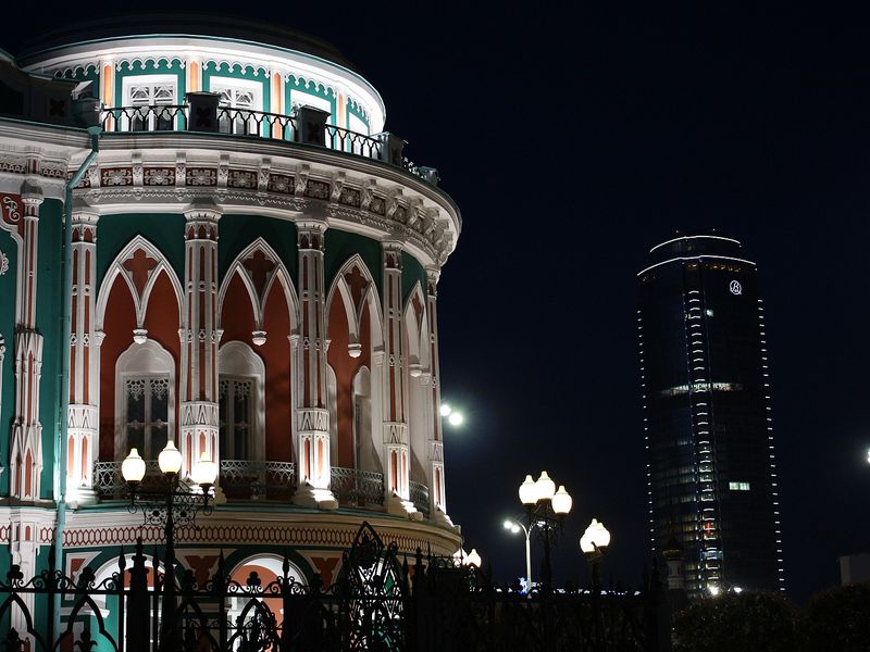 Ночной Екатеринбург - экскурсия в Екатеринбурге