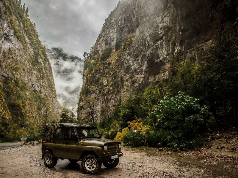 Джип-тур в Абхазию: Гегский водопад, он же Гега, он же Зоу - экскурсия в Адлере