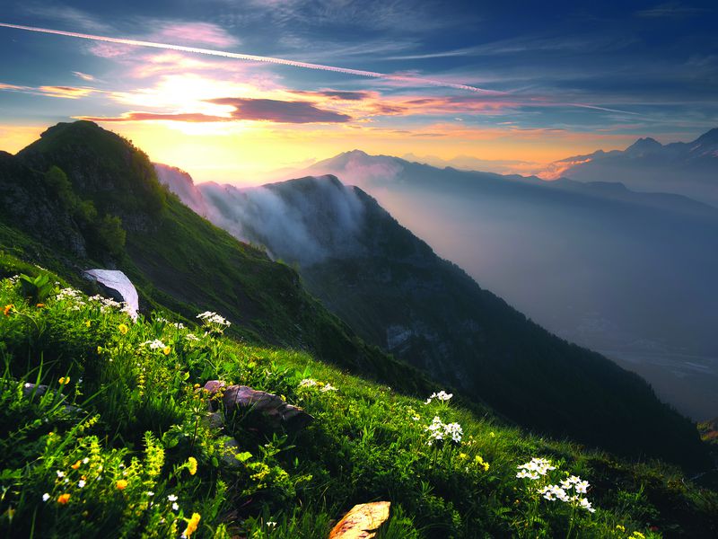 Закат в горах и прогулка по альпийским лугам - экскурсия в Сочи