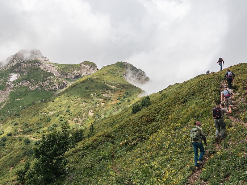 Трекинг в облаках: покорить хребет Аибга - экскурсия в Сочи