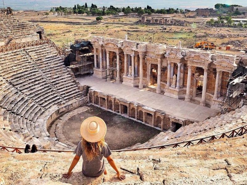 Памуккале, древний Иераполис и бассейн Клеопатры - экскурсия в Кемере